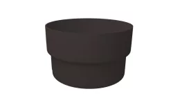 Муфта трубы соединительная  ПВХ  Grand Line Стандарт Коричневый купить в краснодаре