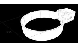 Хомут трубы Kliker ПВХ Grand Line Premium Белый купить в краснодаре