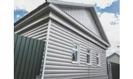 Металлический сайдинг Grand Line Блок-хаус Новый Print Elite Milky Wood 0,45 мм купить в краснодаре