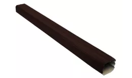 Труба прямоугольная Grand Line Vortex 3м RAL 8017 Коричневый (полиэстер) купить в краснодаре