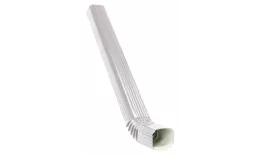 Труба прямоугольная Grand Line Vortex 1 м с коленом RAL 9003 (полиэстер) купить в краснодаре