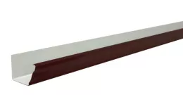 Желоб прямоугольный Grand Line Vortex 127мм 3м RAL 8017 (полиэстер) купить в краснодаре