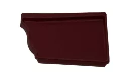 Заглушка правая Grand Line Vortex 127мм RAL 8017 Коричневый (полиэстер) купить в краснодаре