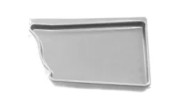 Заглушка правая Grand Line Vortex 127мм RAL 9003 Белый (полиэстер) купить в краснодаре