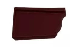 Заглушка левая Grand Line Vortex 127мм RAL 8017 Коричневый (полиэстер) купить в краснодаре