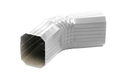 Колено трубы гофрированное Grand Line Vortex RAL 9003 Белый (полиэстер) купить в краснодаре