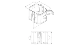 Кронштейн трубы на дерево Grand Line Vortex Matt RAL 7024 купить в краснодаре