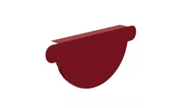 Заглушка желоба Металл Профиль Престиж D125х100 RAL 3005 Красное вино купить в краснодаре