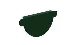 Заглушка желоба Металл Профиль Престиж D125х100 RAL 6005 Зеленый купить в краснодаре