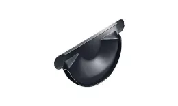 Заглушка желоба Металл Профиль Престиж D125х100 RAL 7024 Серый графит купить в краснодаре