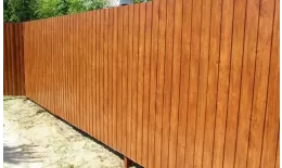 Забор из профнастила С8 под дерево купить в краснодаре