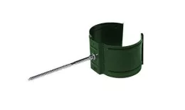 Держатель трубы на кирпич Металл Профиль Престиж D100 RAL 6005 Зеленый купить в краснодаре