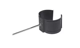 Держатель трубы на кирпич Металл Профиль Престиж D100 RAL 7024 Серый графит купить в краснодаре