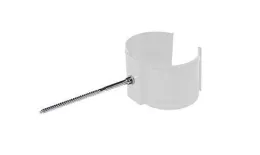 Держатель трубы на кирпич Металл Профиль Престиж D100 RAL 9010 Белый купить в краснодаре