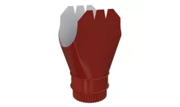 Воронка выпускная Металл Профиль Проект D185/150 RAL 3011 Вишня купить в краснодаре