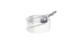 Держатель трубы Металл Профиль Проект D150 (саморез) RAL 9003 Белый купить в краснодаре