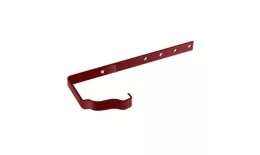 Держатель желоба Металл Профиль 120х86 Бюджет (4 мм) RAL 3011 Коричнево-красный купить в краснодаре