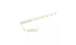 Держатель желоба Металл Профиль 120х86 Бюджет (4 мм) RAL 9003 Белый купить в краснодаре