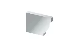 Заглушка желоба левая 120 мм. Металл Профиль Бюджет. Zn купить в краснодаре