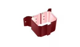 Держатель трубы на дерево 76х102 Металл Профиль Бюджет. PE RAL 3011 Коричнево-красный купить в краснодаре