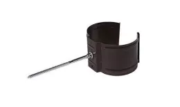 Держатель трубы D90 (на кирпич) МП GrandSystem. RAL 8017 Коричневый купить в краснодаре