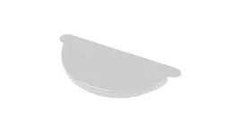 Заглушка желоба D125. МП GrandSystem. RAL 9010 Белый купить в краснодаре