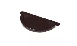 Заглушка желоба D125. МП GrandSystem. RAL 8017 Коричневый купить в краснодаре