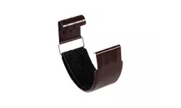 Соединитель желоба D125. 0,6мм. МП GrandSystem. RAL 8017 Коричневый купить в краснодаре