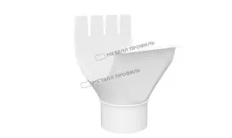 Воронка выпускная D125/90 МП GS-lite. RAL 9003 Белый купить в краснодаре