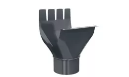 Воронка выпускная D125/90 МП GS-lite. RAL 7024 Серый графит купить в краснодаре