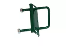 Хомут оцинкованный для столба 60х60, RAL 6005 Зеленый купить в краснодаре