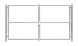 Ворота Colority Zinc Lock 2,0х3,5 RAL 7040 GL купить в краснодаре