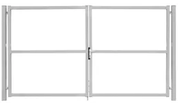 Ворота Colority Zinc Lock 2,0х3,5 RAL 7040 GL купить в краснодаре