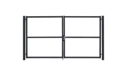 Ворота Colority Zinc Lock 2,0х3,5 RAL 7024 GL купить в краснодаре