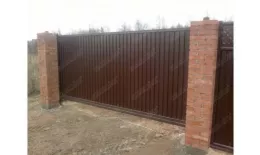 Ворота откатные Estet 2,0х4,5 RAL 8017 GL купить в краснодаре