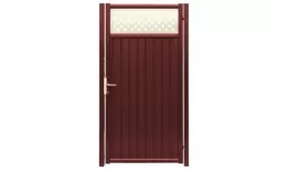 Калитка Estet Plus 2,4х1 RAL 3005/1014 GL купить в краснодаре