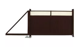 Ворота откатные Estet Plus 2,4х4,5 RR 32/1014 GL купить в краснодаре