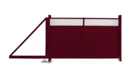 Ворота откатные Estet Plus 2,0х3,5 RAL 3005/1013 GL купить в краснодаре