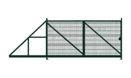 Ворота откатные Profi 2,03х4,0 RAL 6005 влево GL купить в краснодаре