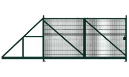 Ворота откатные Profi 2,03х4,0 RAL 6005 влево GL купить в краснодаре