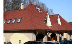 Гибкая черепица Tegola Top Shingle Футуро (Futuro) красный купить в краснодаре
