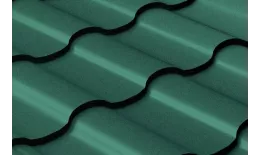 Металлочерепица GL Кредо (Kredo) 0.5 GreenCoat Pural RAL 6020 хромовая зелень купить в краснодаре