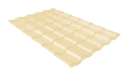 Металлочерепица Grand Line Кредо (Kredo) 0.45 Полиэстер RAL 1014 cлоновая кость купить в краснодаре