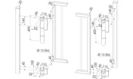 Доводчик Mammoth черный RAL 9005 GL купить в краснодаре