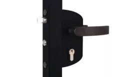 Замок LAKZ 6060 P1L корпус из полиамида с ручками из полимиада, черный RAL 9005 GL купить в краснодаре