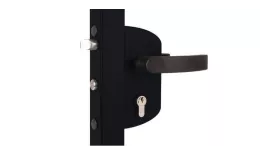 Замок LAKZ 4040 P1 корпус полиамидный с ручками полиамидными черный RAL 9005 Grand Line GL купить в краснодаре