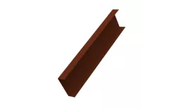 Декоративная накладка на столб жалюзи Milan,Tokyo 0,45 PE с пленкой RAL 3009 оксидно-красный GL купить в краснодаре