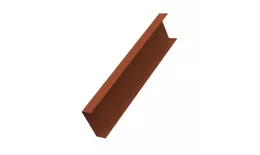 Декоративная накладка на столб жалюзи Milan,Tokyo 0,5 Satin с пленкой RAL 8004 терракота GL купить в краснодаре