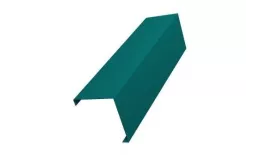 Декоративная накладка на столб угловая жалюзи Milan,Tokyo 0,45 PE с пленкой RAL 5021 водная синь GL купить в краснодаре