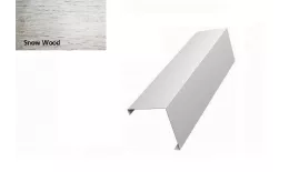 Декоративная накладка на столб угловая жалюзи Milan,Tokyo 0,45 Print Elite Snow Wood GL купить в краснодаре